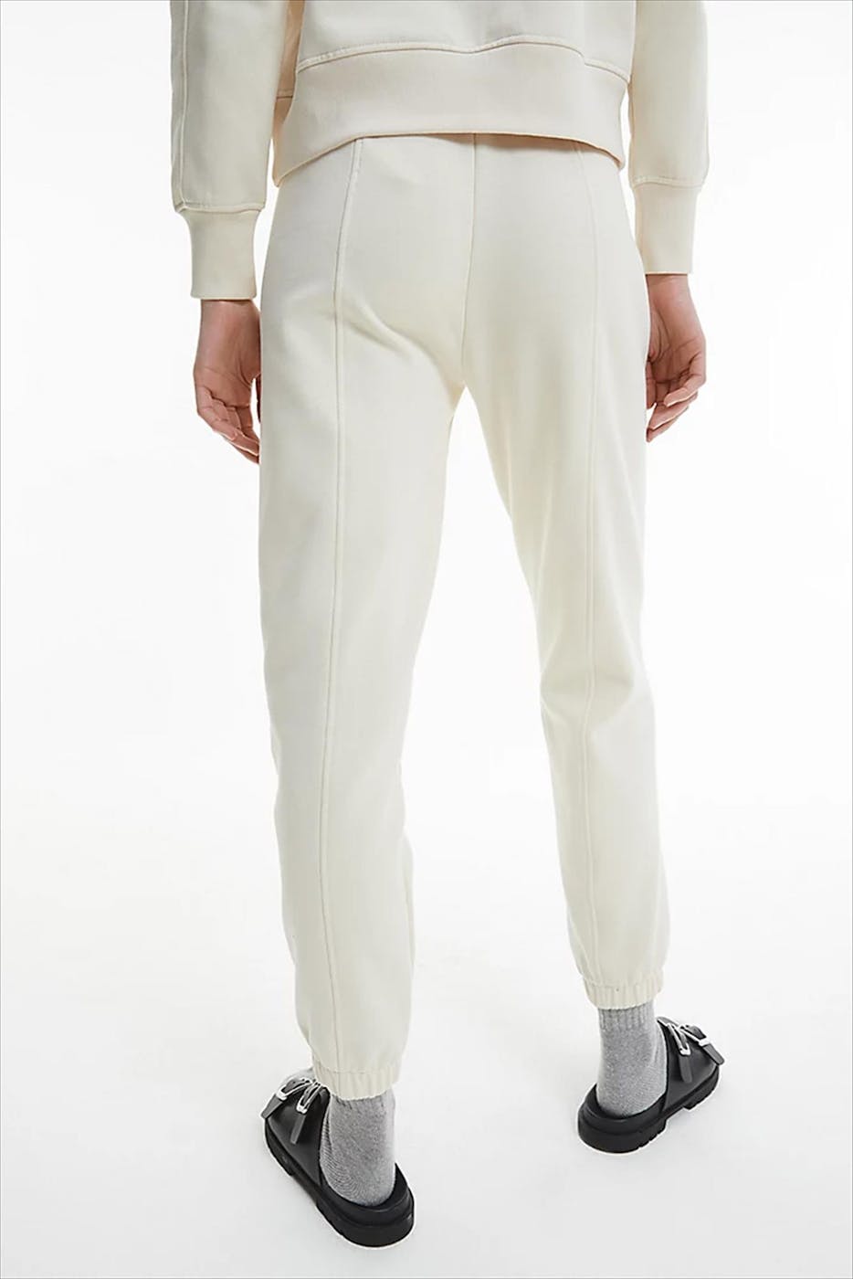 Calvin Klein Jeans - Beige placed Iconic Logo jogging pant