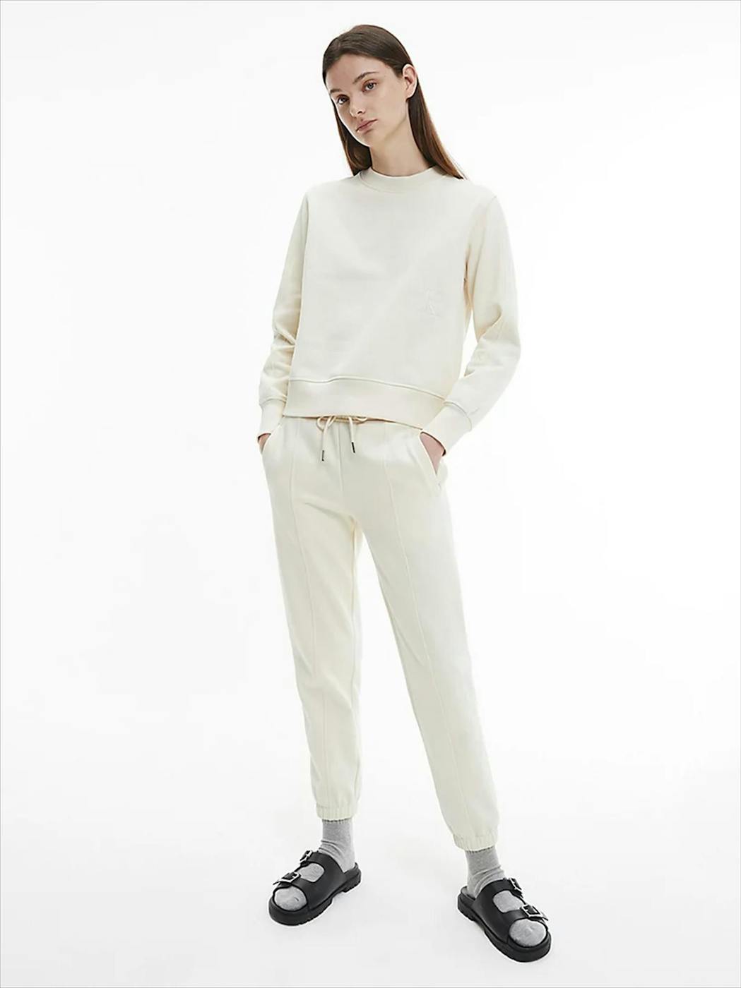 Calvin Klein Jeans - Beige placed Iconic Logo jogging pant