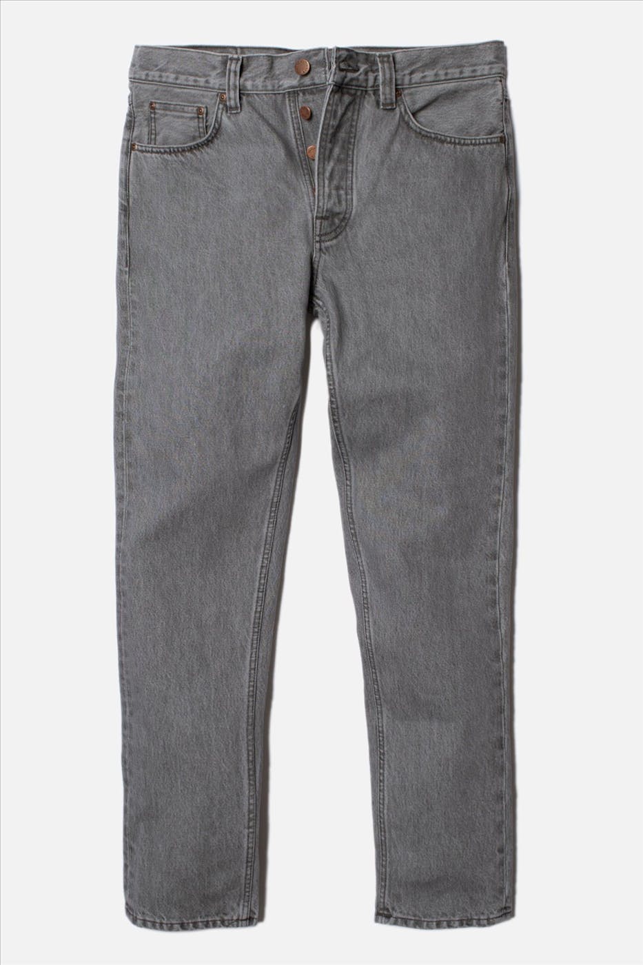Nudie Jeans Co. - Grijze Steady Eddie jeans