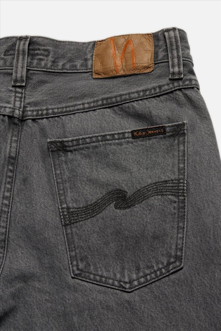 Nudie Jeans Co. - Grijze Steady Eddie jeans