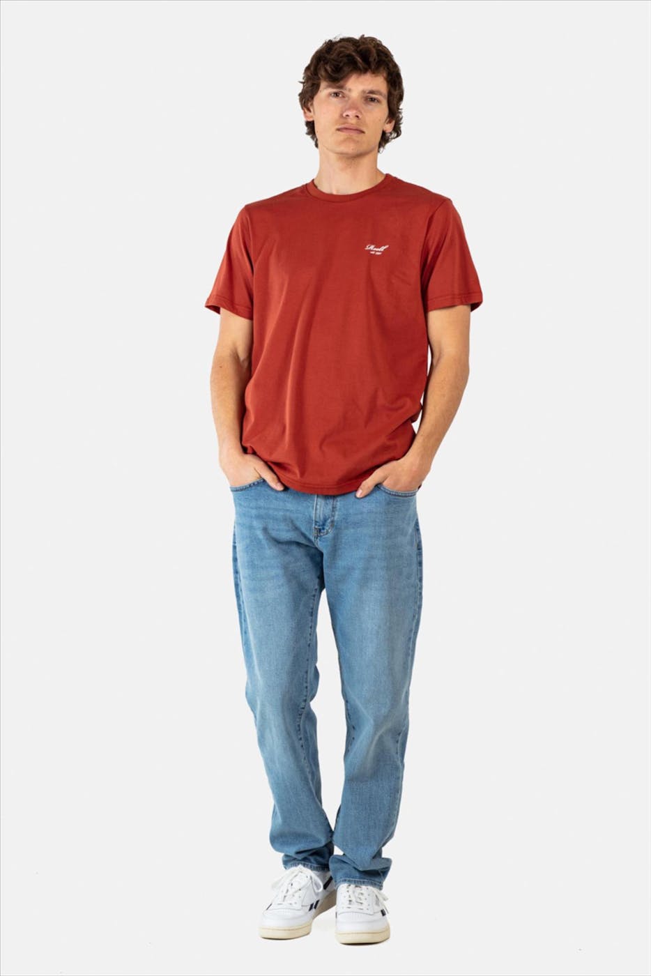 Reell - Lichtblauwe Barfly relaxed straight jeans