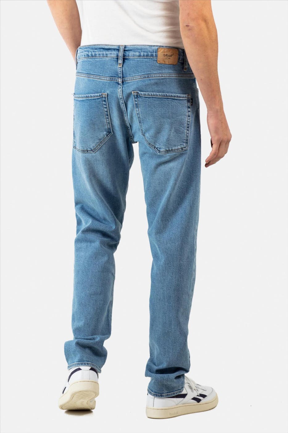 Reell - Lichtblauwe Barfly relaxed straight jeans