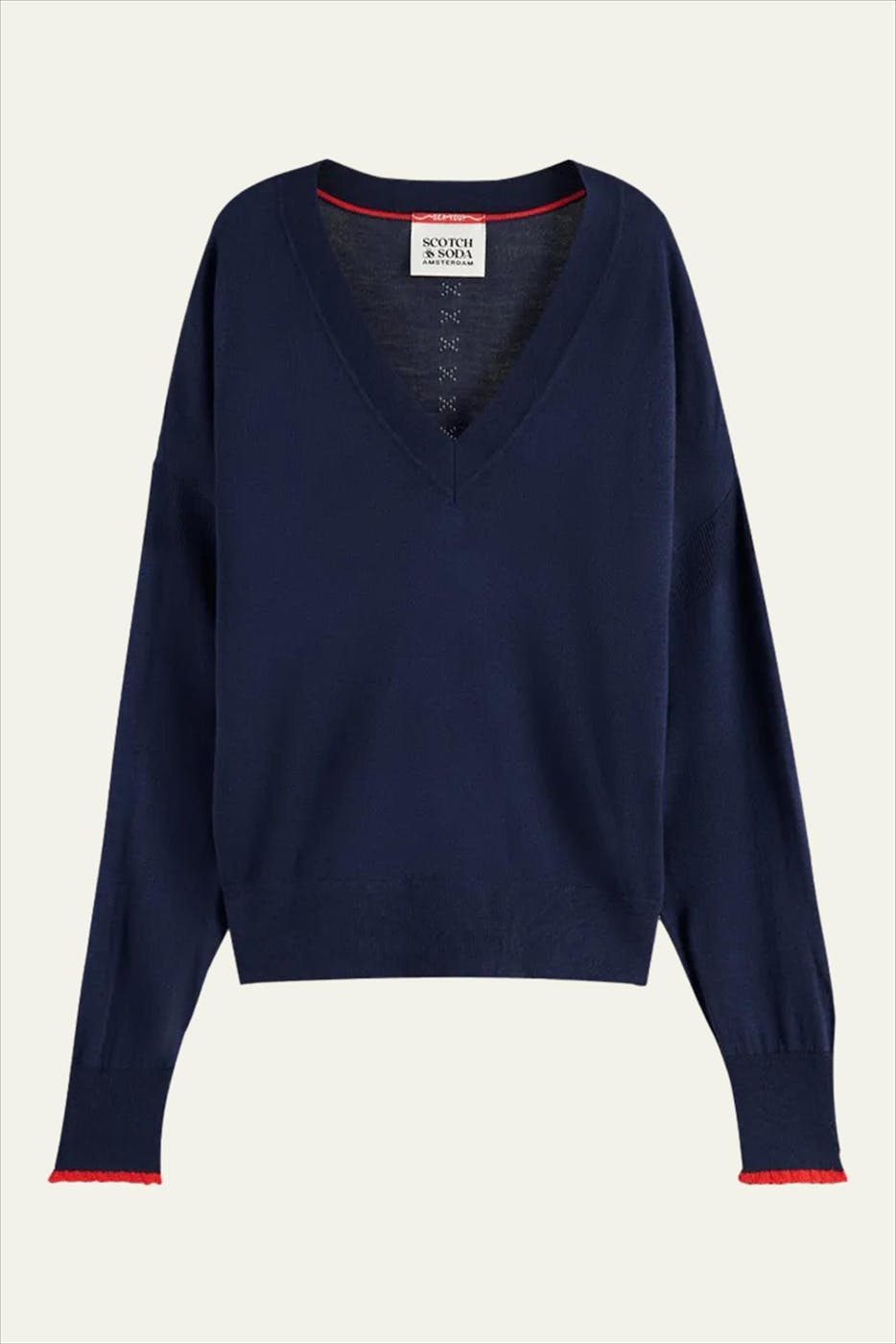 Scotch & Soda - Donkerblauwe Sea You trui