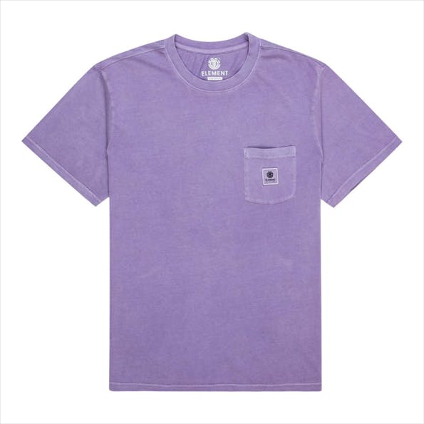 Element - Paarse Basic Pocket T-shirt
