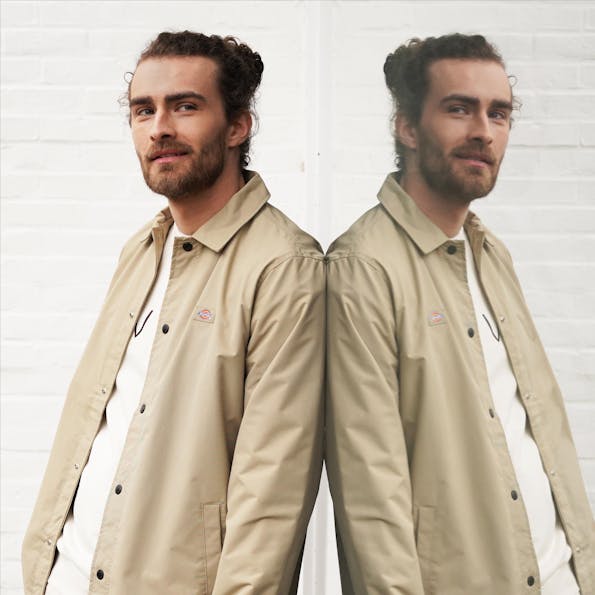 Dickies - Beige Oakport Coach jas