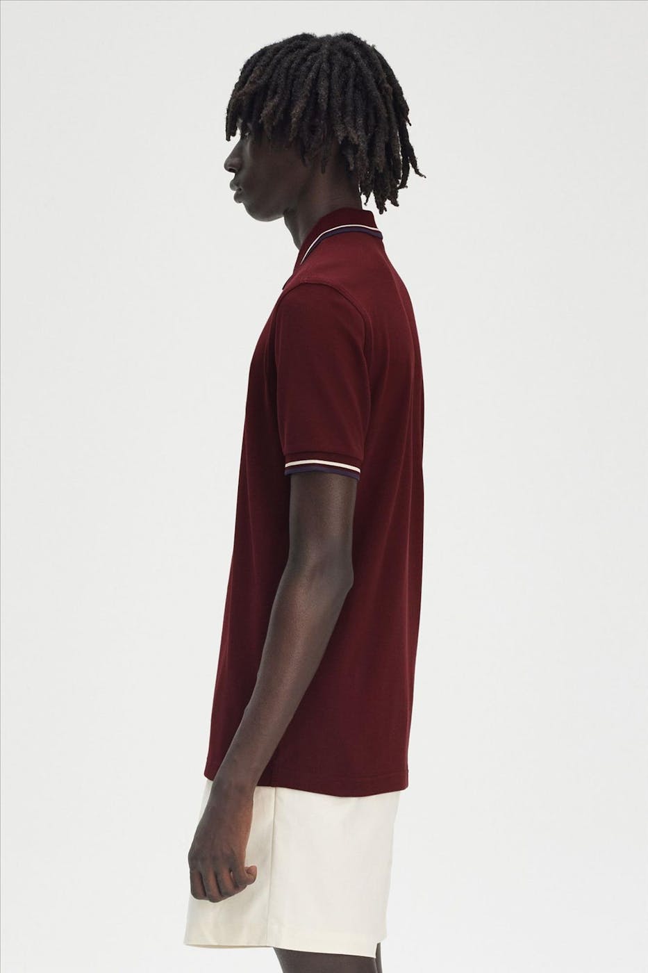 Fred Perry - Bordeaux Twin Tpped polo