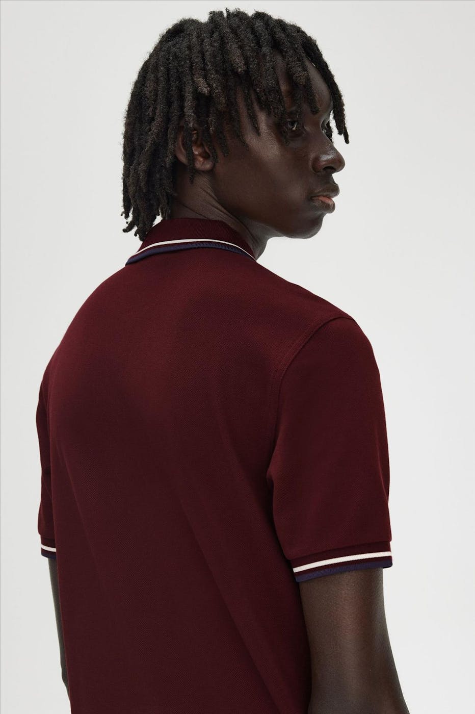 Fred Perry - Bordeaux Twin Tpped polo