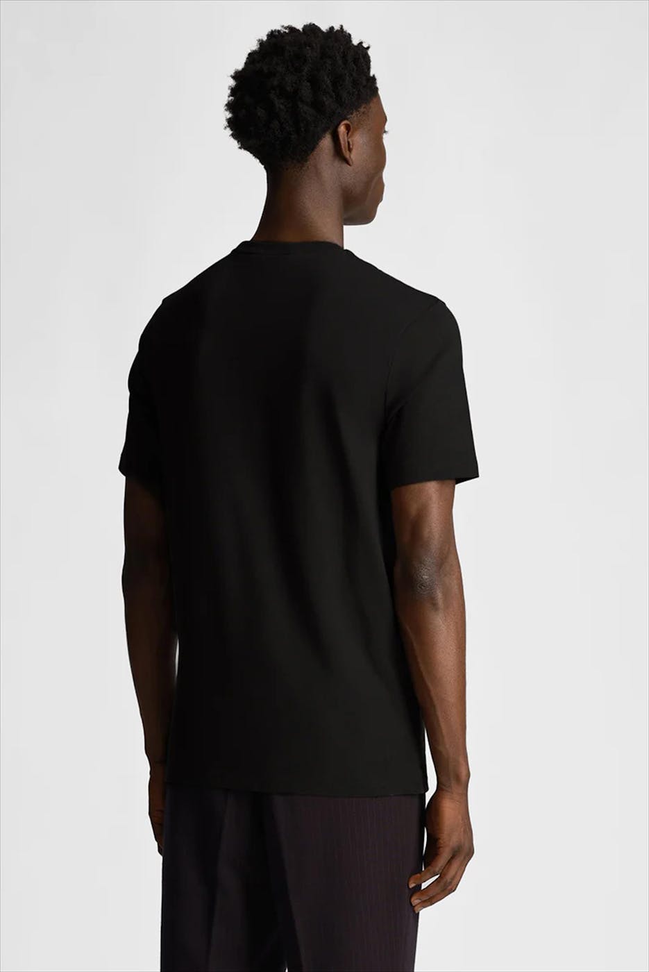 Lyle & Scott - Zwarte Tonal Eagle T-shirt