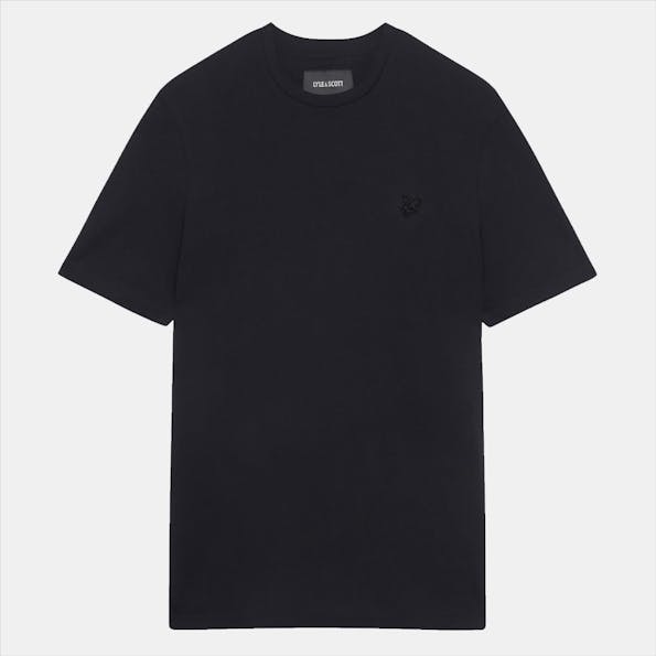 Lyle & Scott - Zwarte Tonal Eagle T-shirt