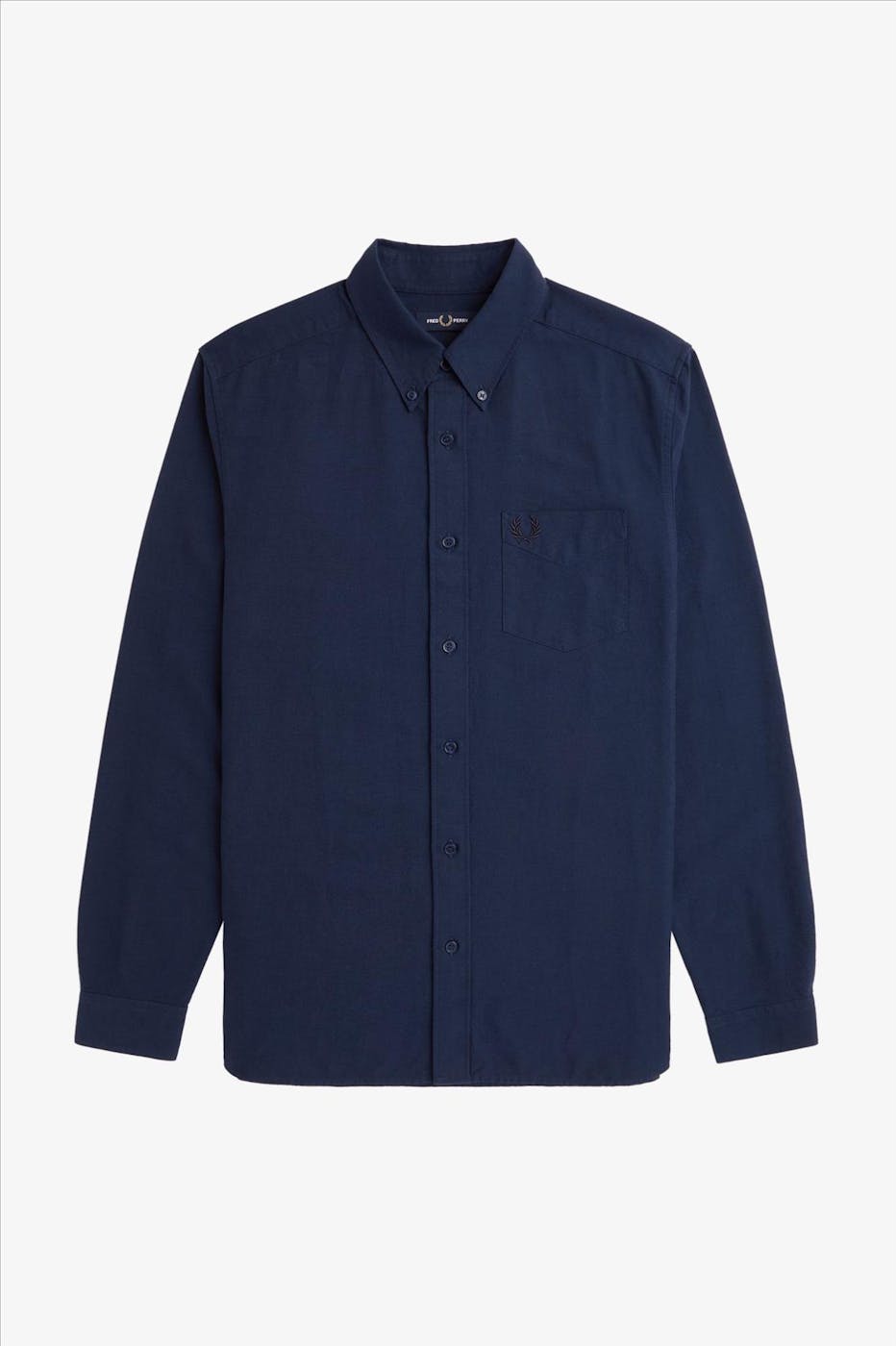Fred Perry - Donkerblauw Oxford hemd