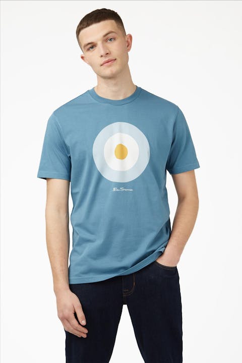 Ben Sherman - Blauwe Signature Target T-shirt