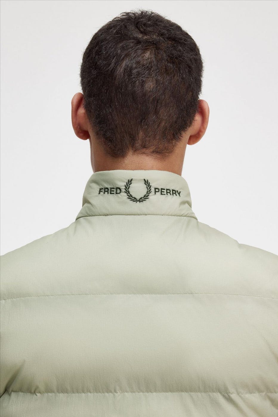 Fred Perry - Lichtgroene Insulated jas