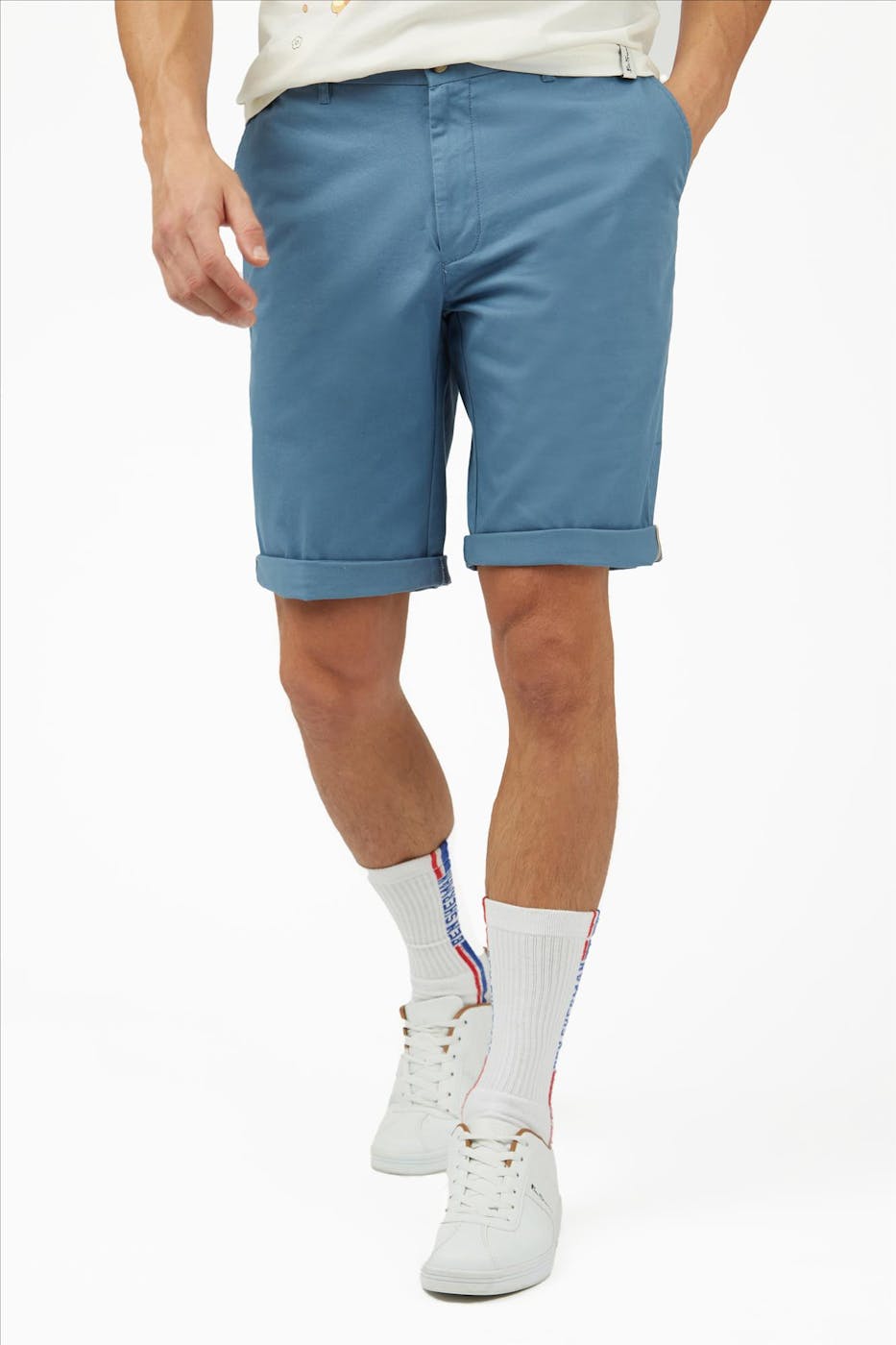 Ben Sherman - Lichtblauwe Original chino short