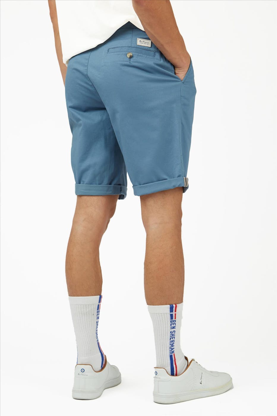 Ben Sherman - Lichtblauwe Original chino short