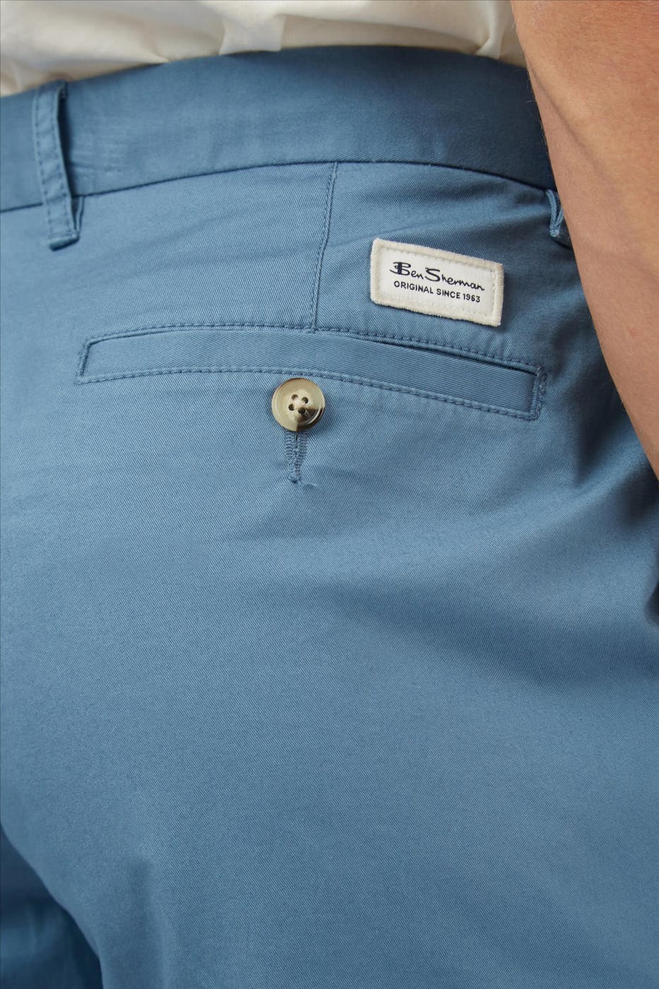 Ben Sherman - Lichtblauwe Original chino short