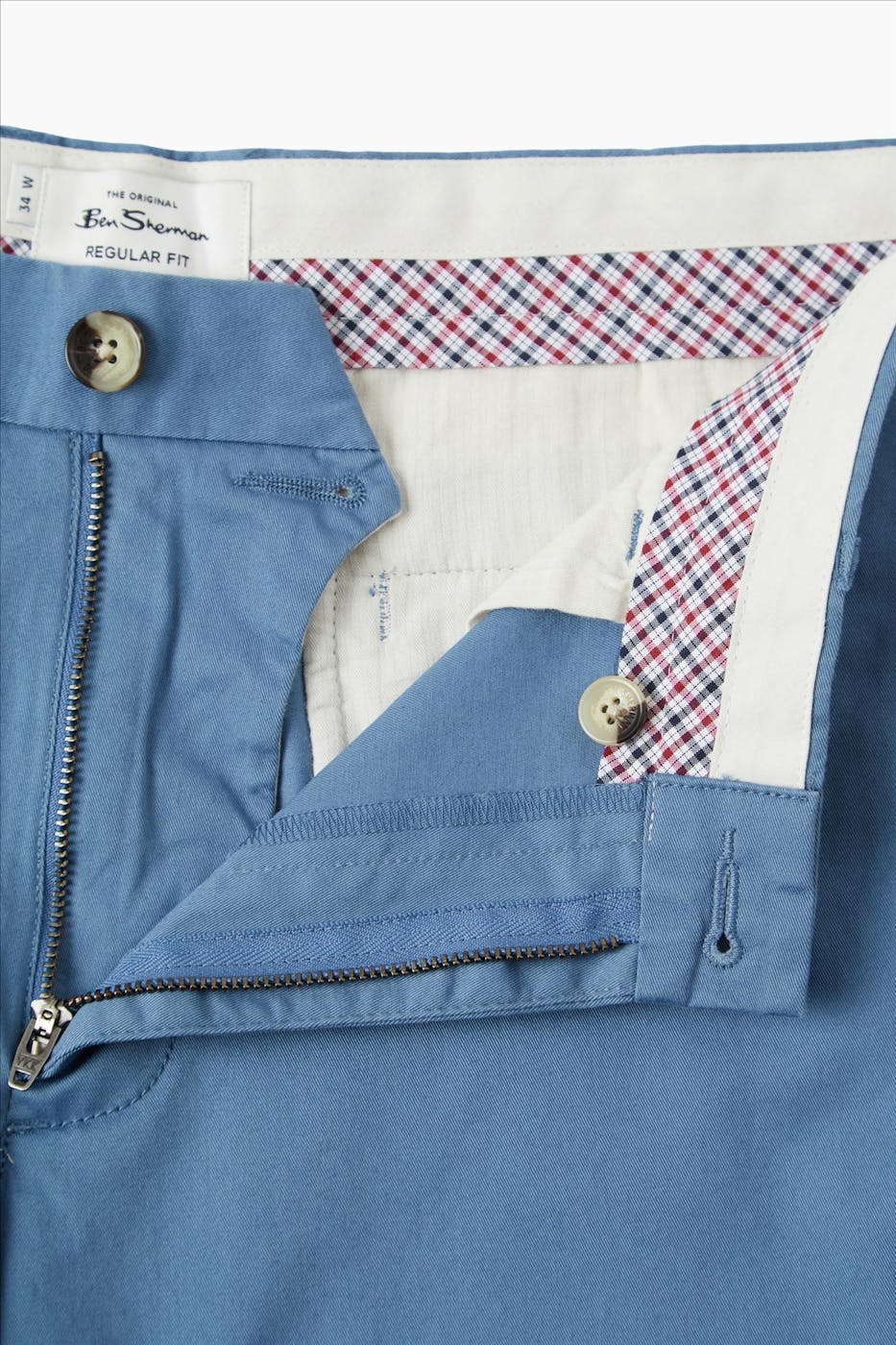 Ben Sherman - Lichtblauwe Original chino short