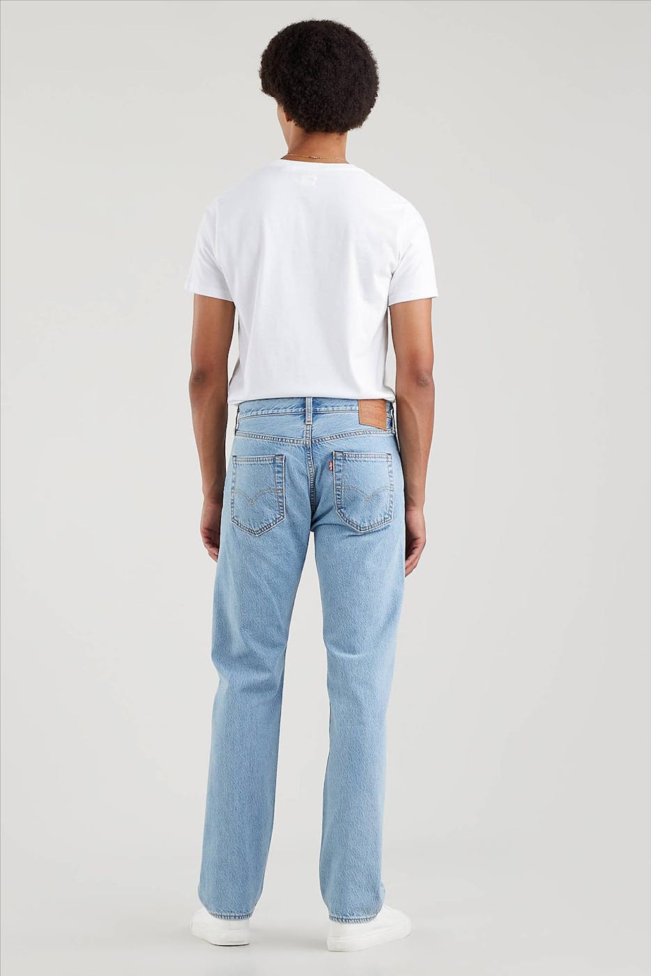 Levi's - Lichtblauwe 501 Original straight jeans
