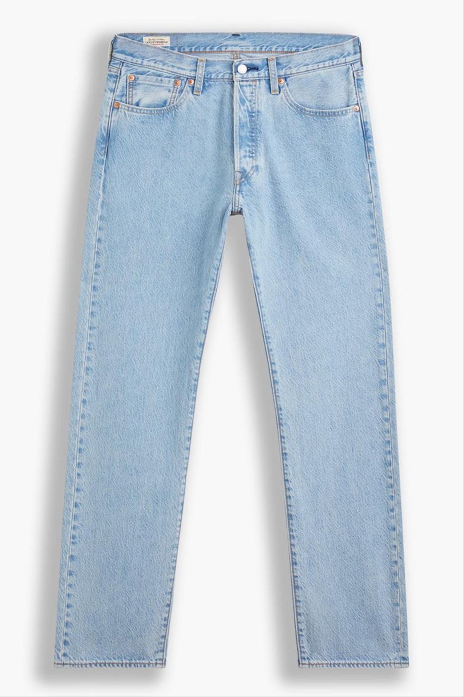 Levi's - Lichtblauwe 501 Original straight jeans
