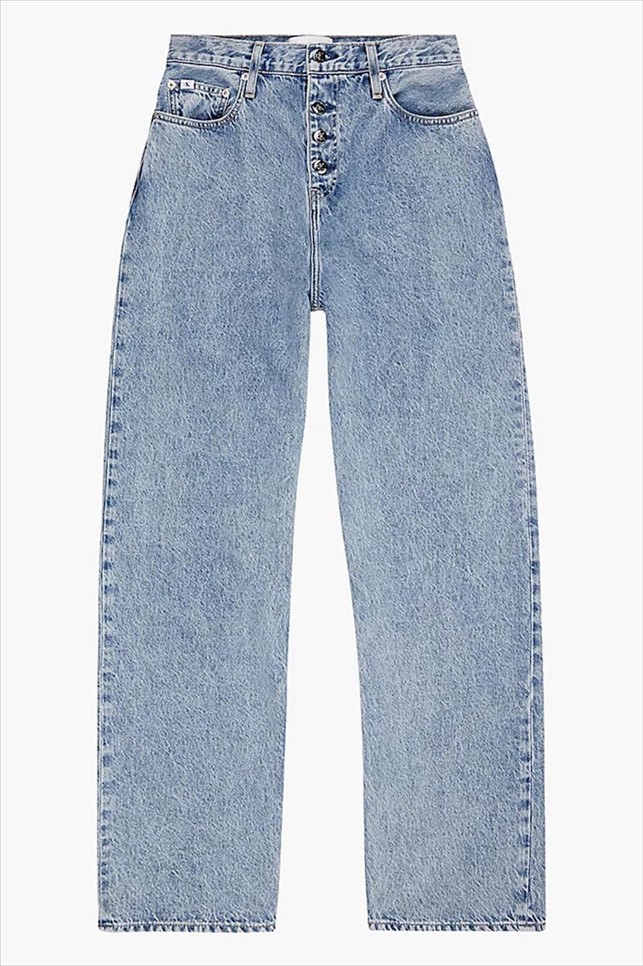 Calvin Klein Jeans - Blauwe High Rise Relaxed jeans
