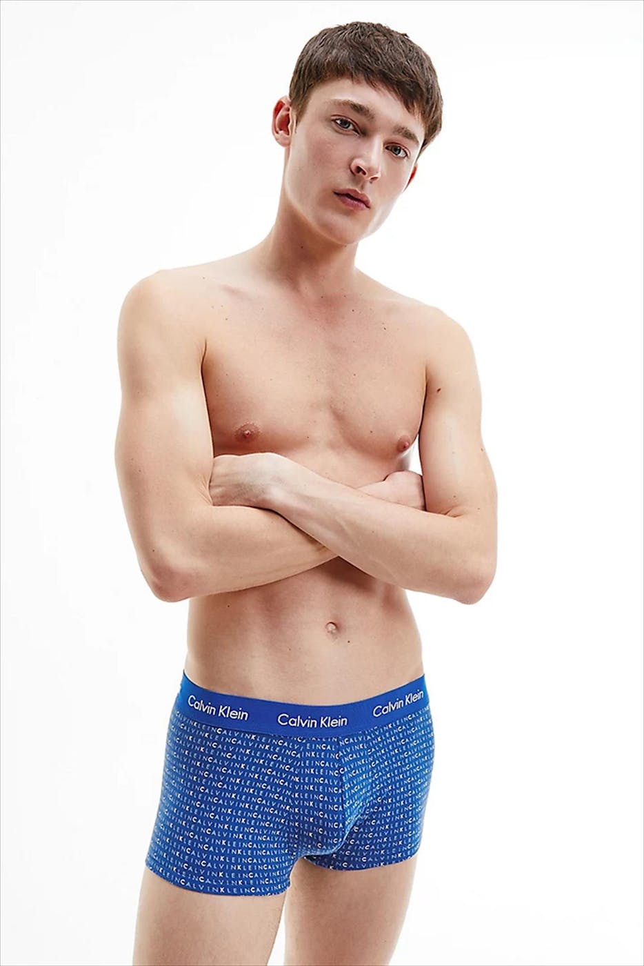 Calvin Klein Underwear - Koningsblauwe 3-pack Trunk Boxershorts