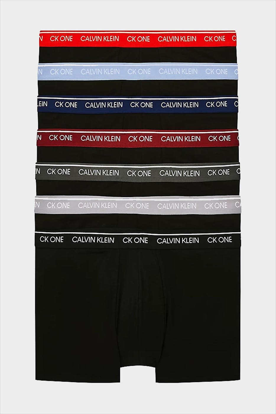 Calvin Klein Underwear - Zwarte 7-pack Ck-One boxershorts