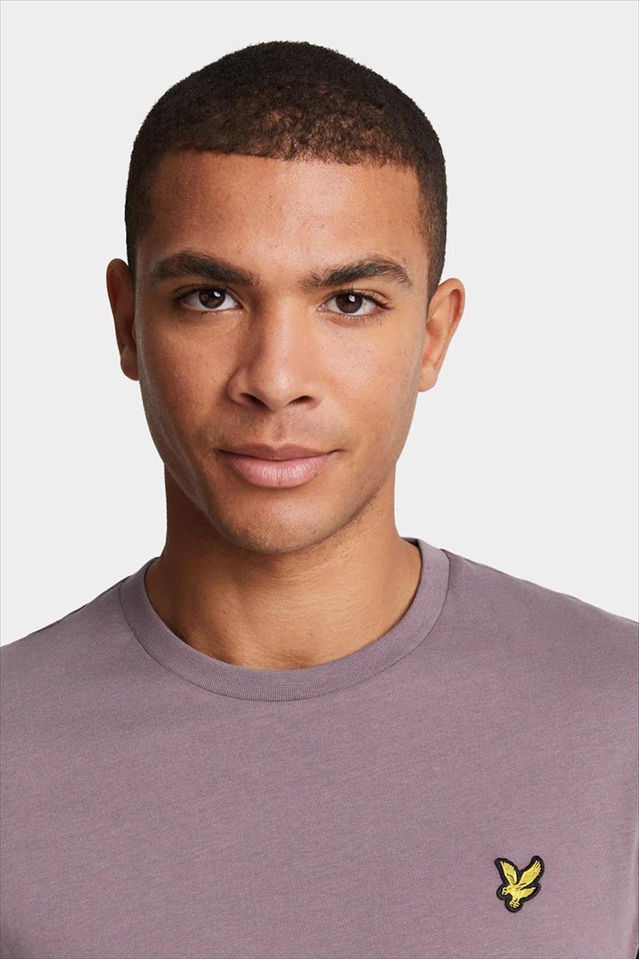 Lyle & Scott - Paarse Plain T-shirt