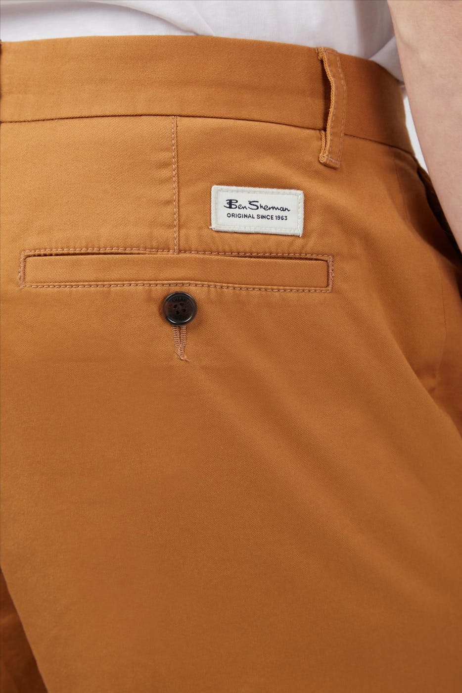 Ben Sherman - Roestbruine Original chino short