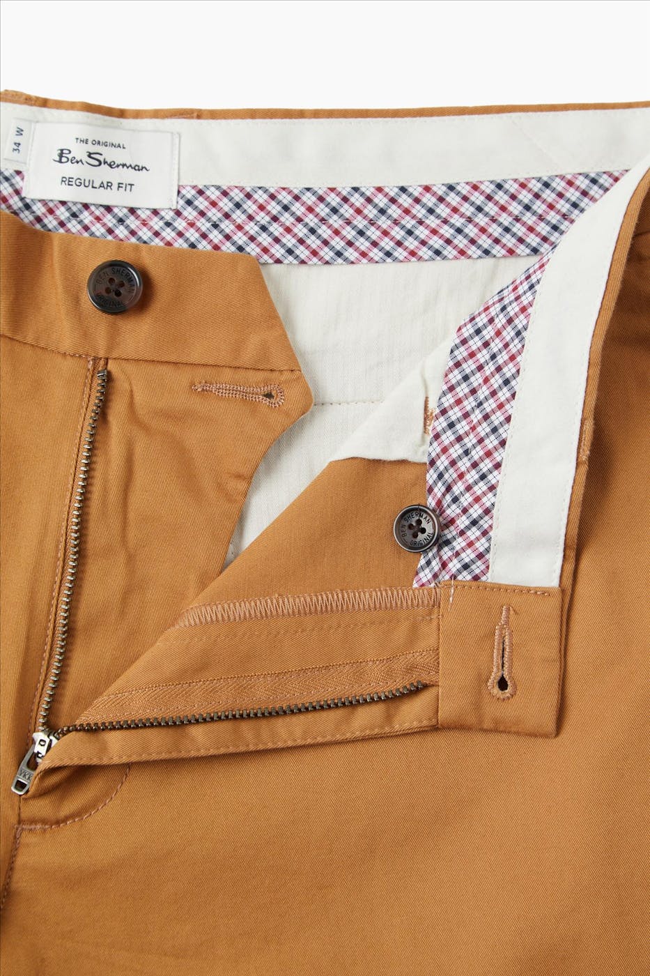 Ben Sherman - Roestbruine Original chino short