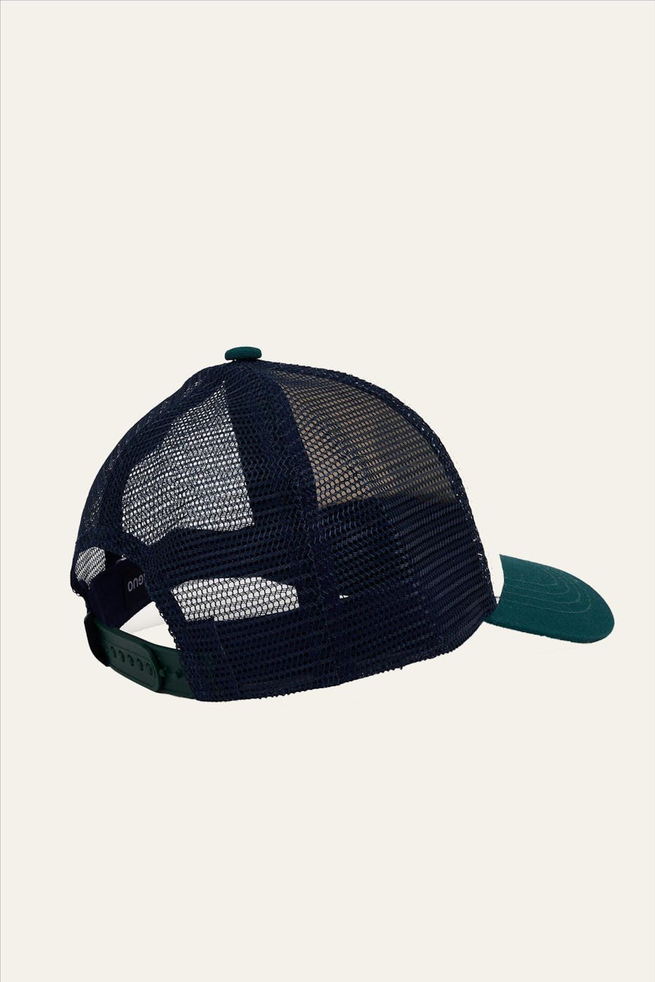 Faguo - Donkergroen-Donkerblauwe Trucker pet