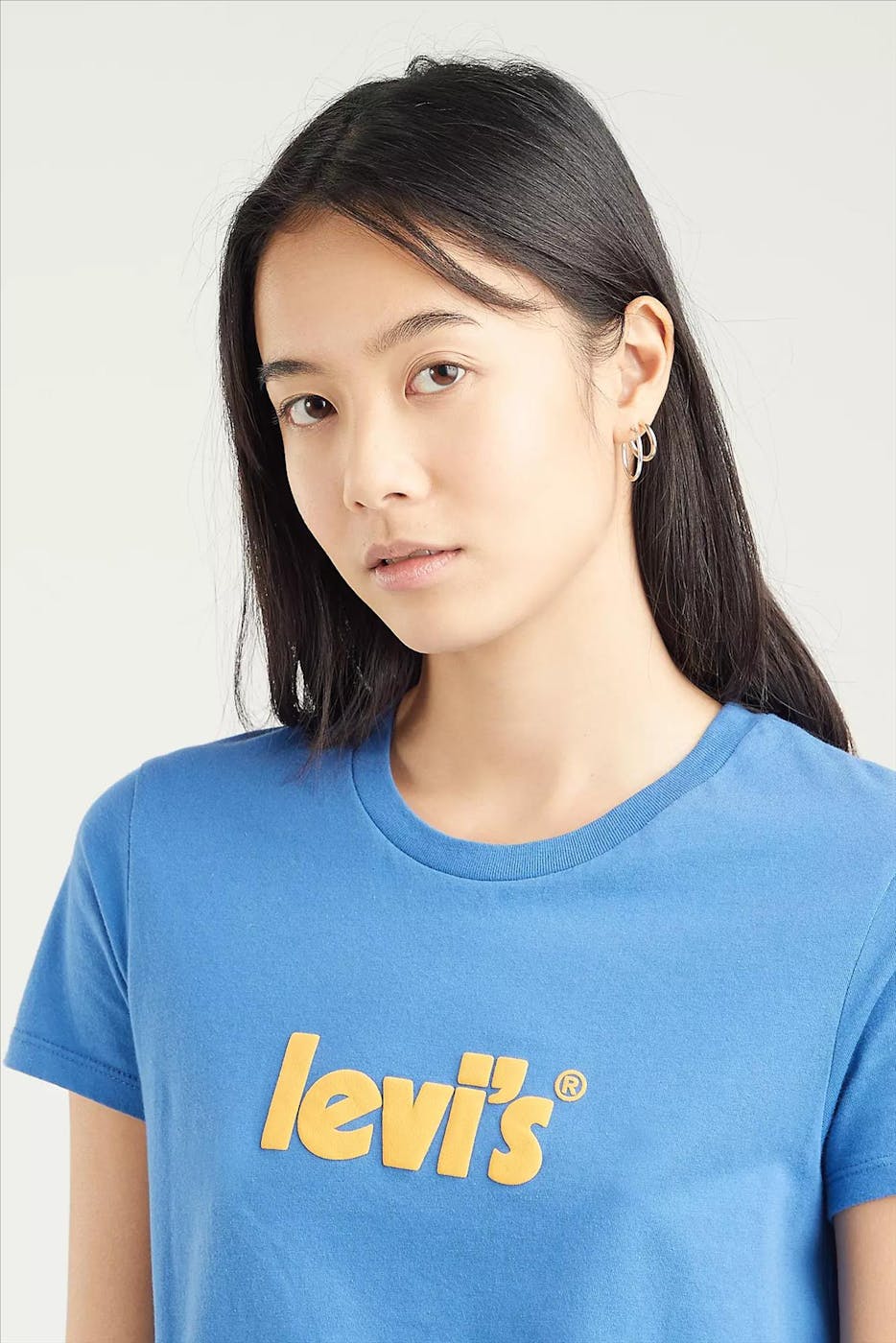 Levi's - Blauwe Seasonal Poster Logo T-shirt