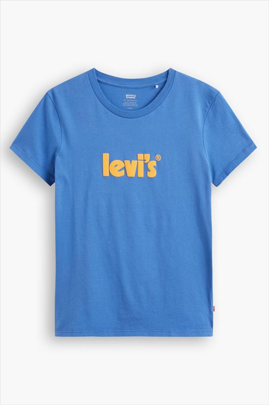 Levi's - Blauwe Seasonal Poster Logo T-shirt