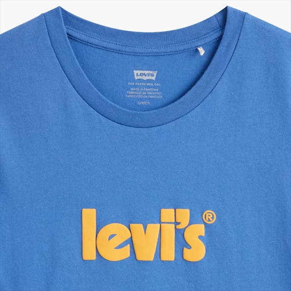 Levi's - Blauwe Seasonal Poster Logo T-shirt