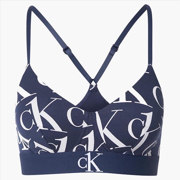 Calvin Klein Underwear - Blauw-witte Lined Bralette