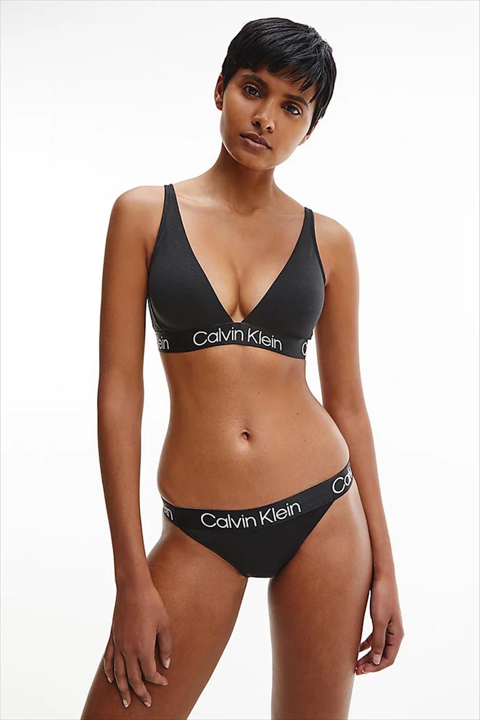 Calvin Klein Underwear - Zwarte Lined Triangle Beha