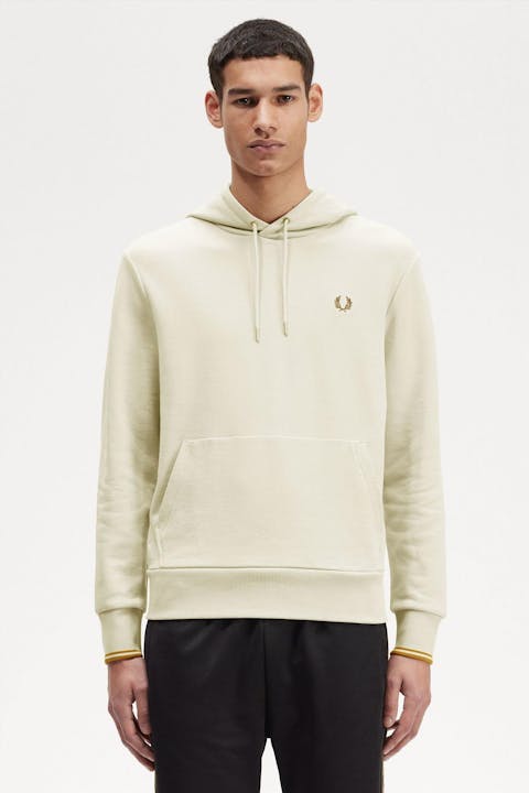 Fred Perry - Beige Tipped hoodie
