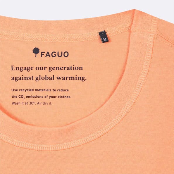 Faguo - Lichtoranje Lugny T-shirt