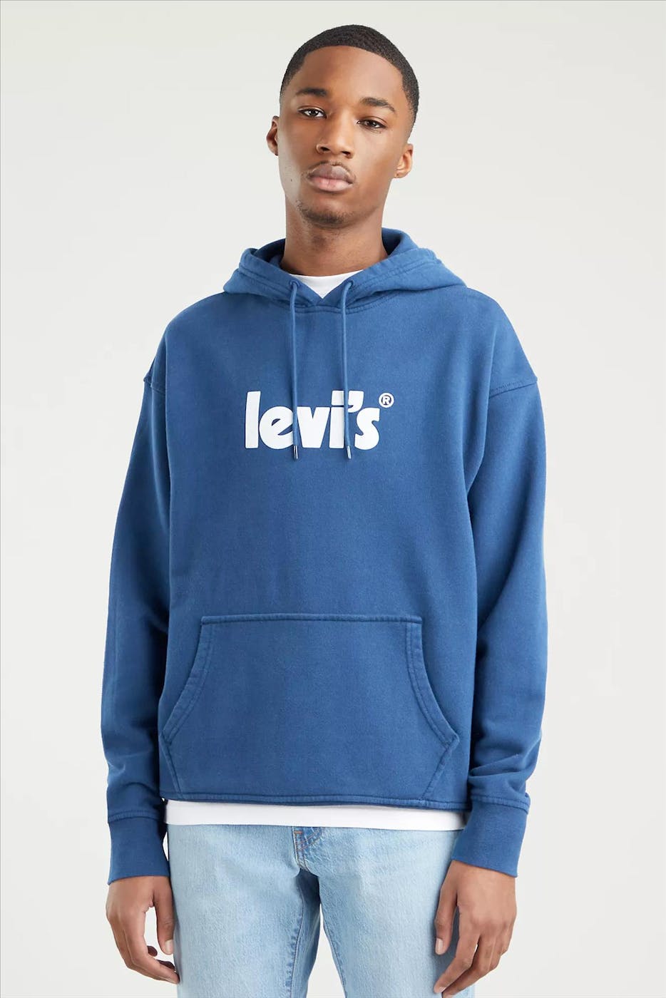 Levi's - Blauwe Graphic hoodie