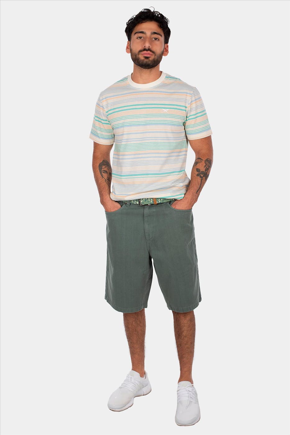 Iriedaily - Groene Nanolo short