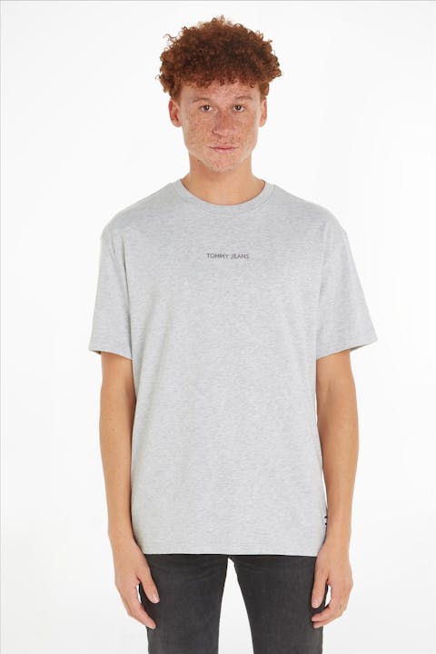Tommy Jeans - Lichtgrijze Classics T-shirt