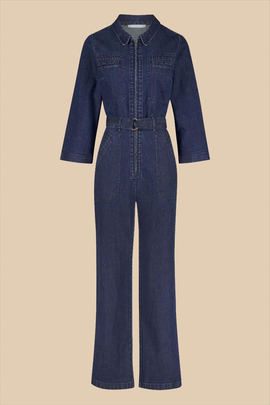 BY BAR - Donkerblauwe Louise Denim jumpsuit