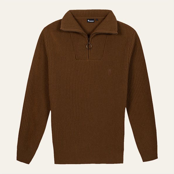 Faguo - Roestbruine Ardenne trui