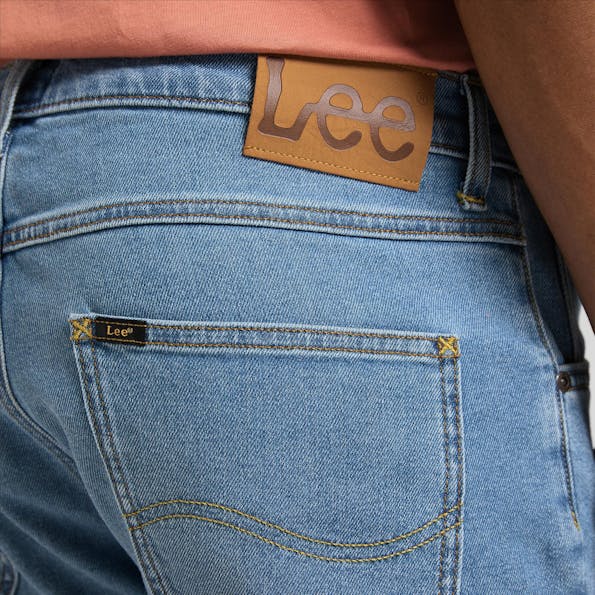 Lee - Lichtblauwe 5 Pocket straight short