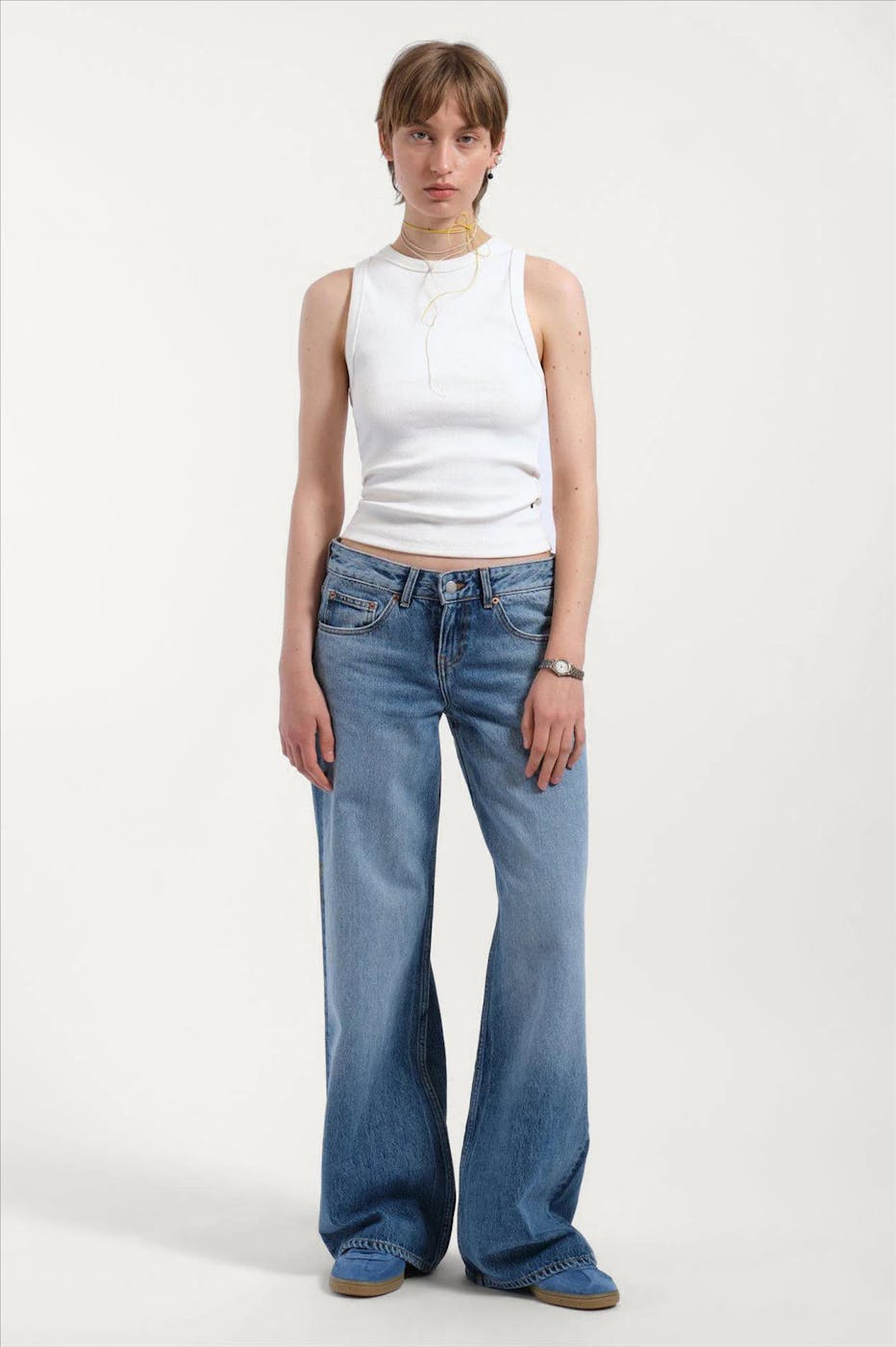 Dr. Denim - Blauwe Rhue Flared jeans
