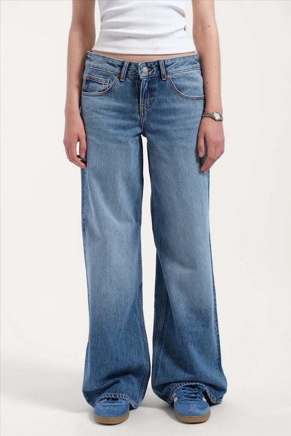 Dr. Denim - Blauwe Rhue Flared jeans