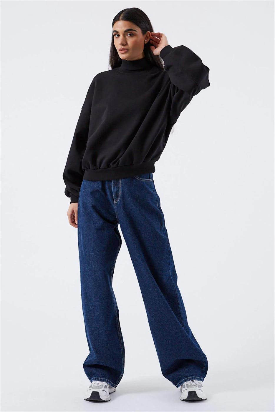 Dr. Denim - Zwarte Lizl Turtleneck sweater