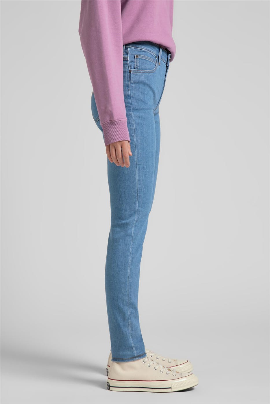 Lee - Lichtblauwe Scarlett High skinny jeans