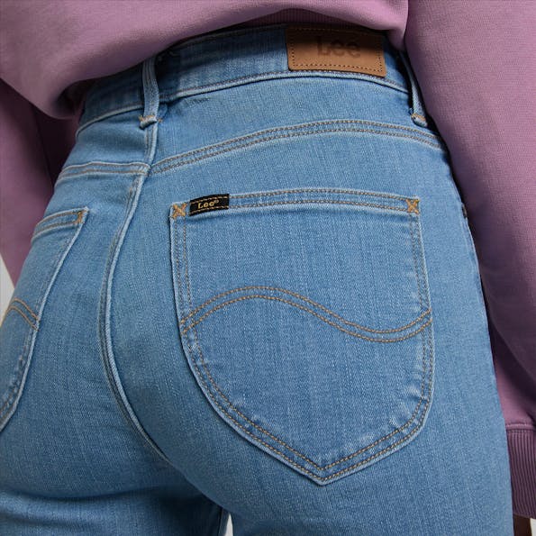 Lee - Lichtblauwe Scarlett High skinny jeans