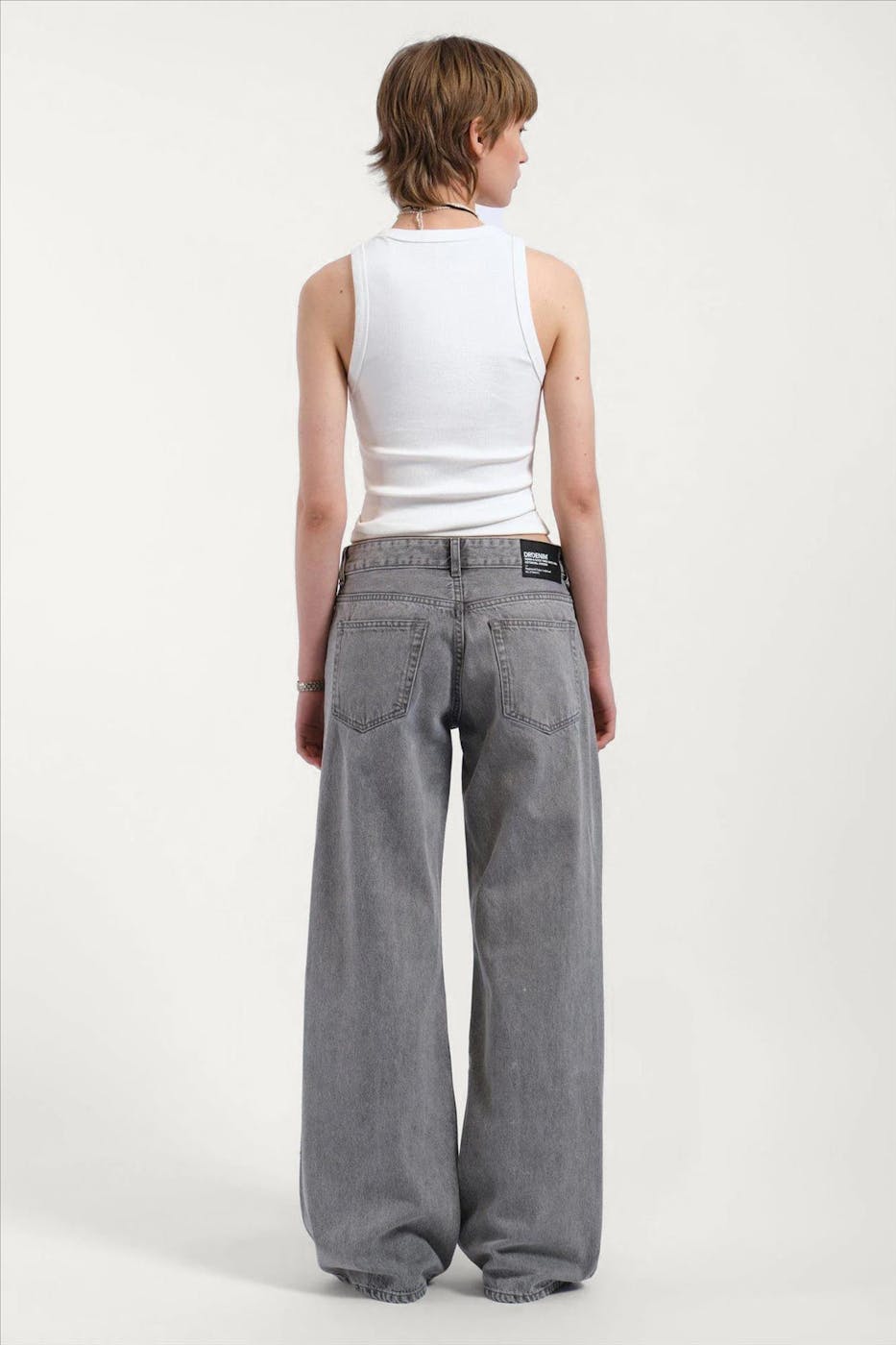 Dr. Denim - Grijze Rhue Flared jeans