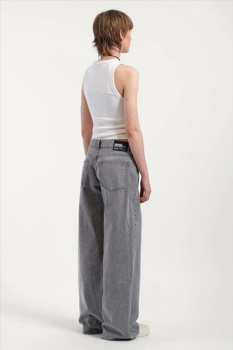 Dr. Denim - Grijze Rhue Flared jeans