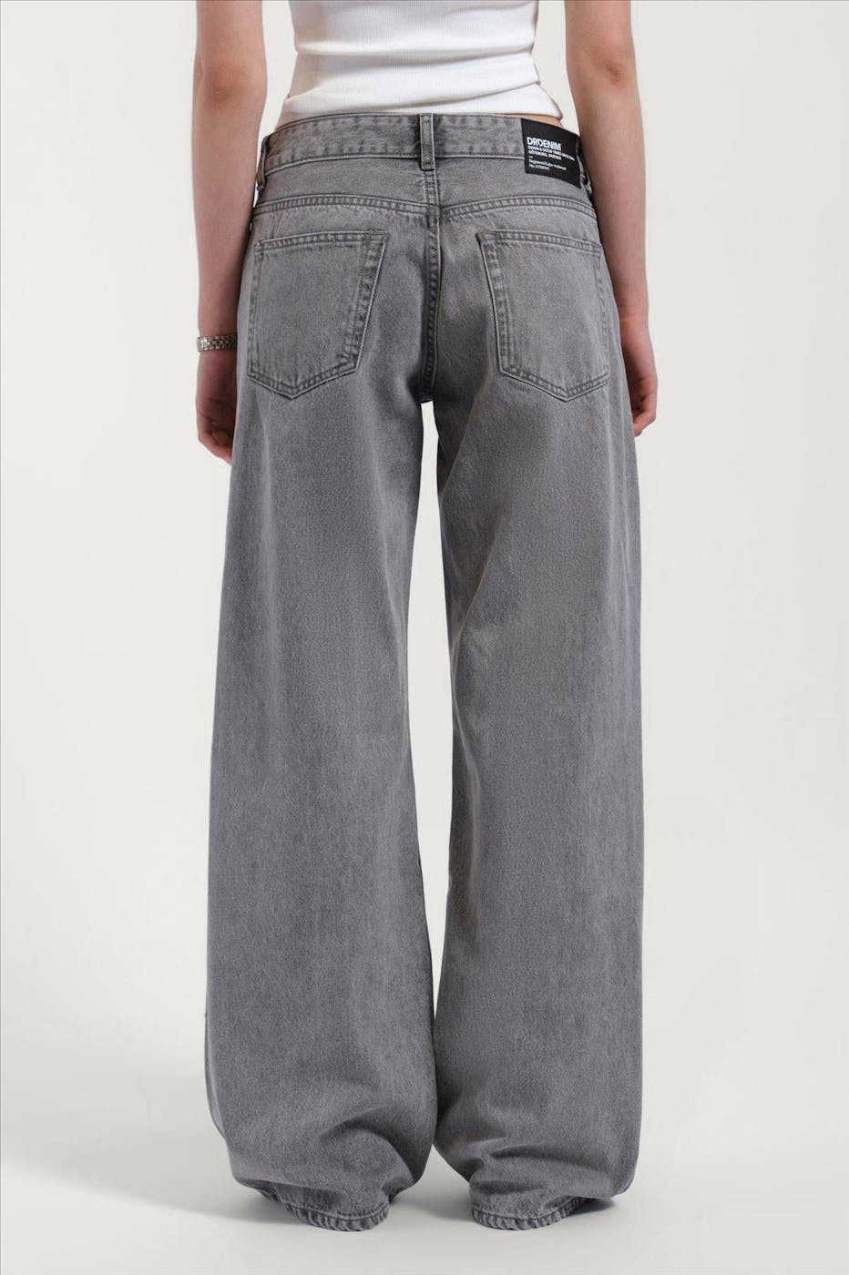 Dr. Denim - Grijze Rhue Flared jeans
